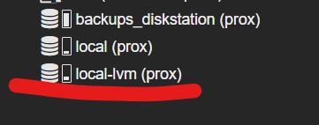 proxmox storages