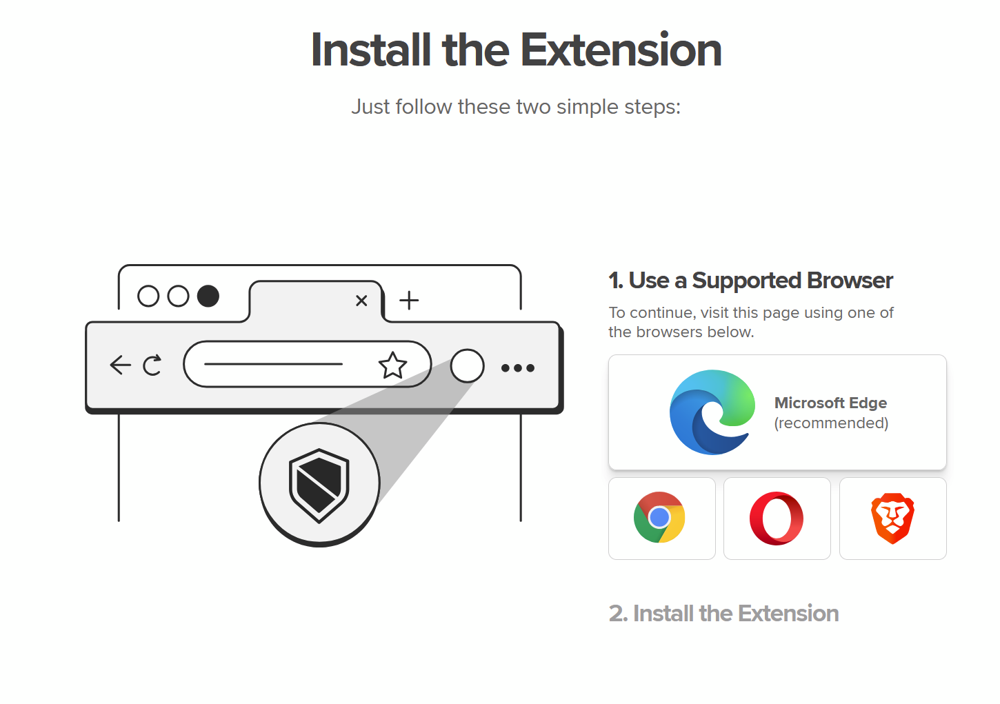 Proctorio screenshot - supported browsers, no firefox